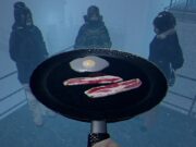 Goreng bacon, sosis, dan rokok untuk melarikan diri dari Antartika di mana telur ilegal dalam masakan fiksi ilmiah yang nyata ini