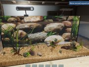 Aku ingin bercerita lebih banyak tentang permainan akuarium aneh favoritku, tapi permainan itu membuatku terjebak di ruang bawah tanah ayahku