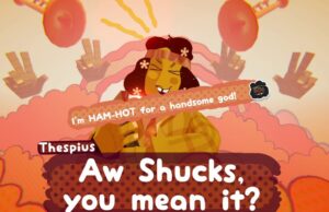 Selamatkan dunia di Great God Grove dengan mengirimkan pesan dari megafon berita ke orang-orang aneh berwajah Picasso