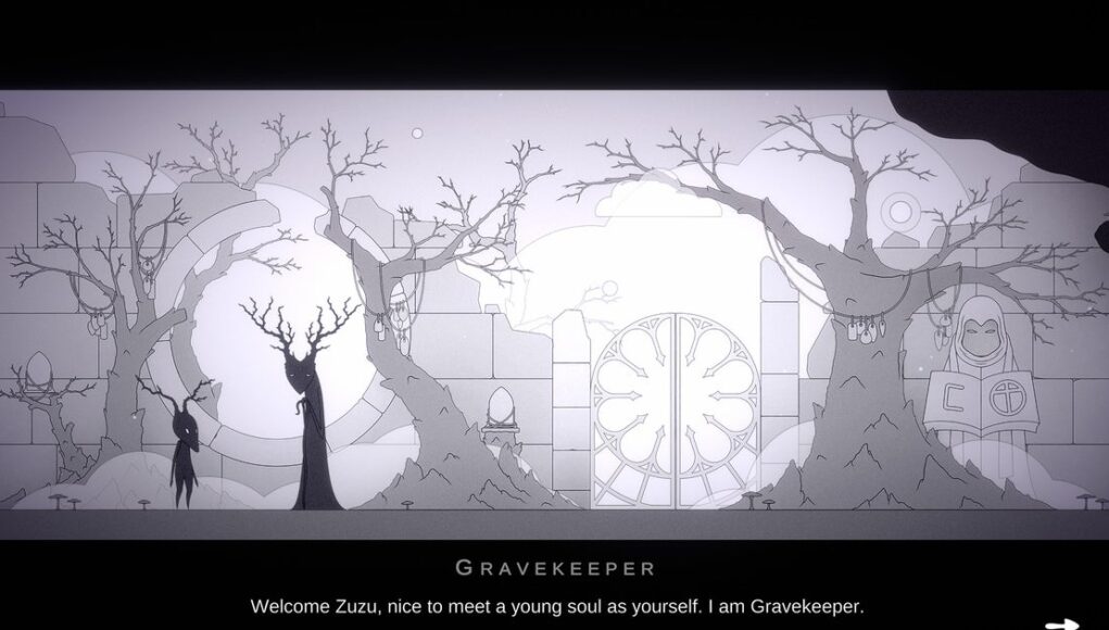 Petualangan monokrom 2D Skaramazuzu memiliki kemurungan Hollow Knight yang menggemaskan