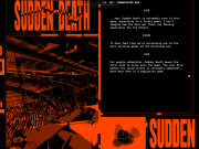 SUDDEN DEATH adalah potongan fiksi interaktif gratis tentang cinta, narkoba, dan sepak bola Australia