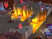 Reptilian Rising adalah permainan taktik berbasis mainan yang menampilkan Spartacus, St George, dan Einstein