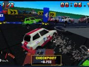 Sirkuit Reli Garasi Parkir adalah pembalap arcade yang dirancang seperti game “Sega Saturn yang hilang” dan dari pembuat JellyCar