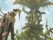 Menara Aghasba tampak seperti Monster Hunter dengan lebih sedikit perburuan monster, lebih banyak meluncur, dan lebih banyak membangun desa