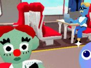 Perjalanan adalah perjalanan kereta api yang menyenangkan bersama orang-orang normal, seperti anak tak berkedip yang hanya berbicara dalam simbol-simbol gelap